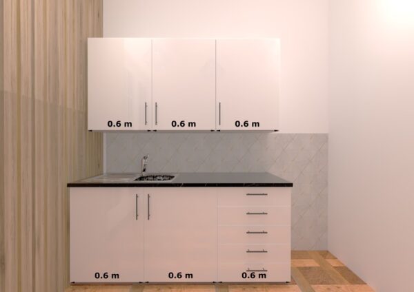 Cocina tipo: dercoz 3 (1800 x 600 mm) - Imagen 2