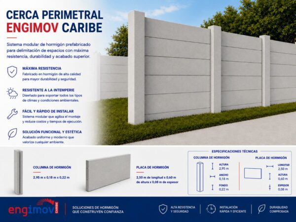 Cerca Perimetral de Concreto - Imagen 2